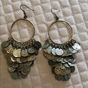 Dangly Coin Earrings
